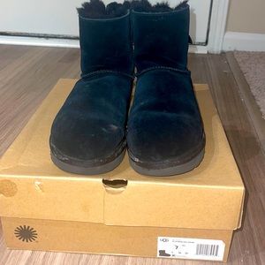 Black Women Ugg Size 7 Fair Condition